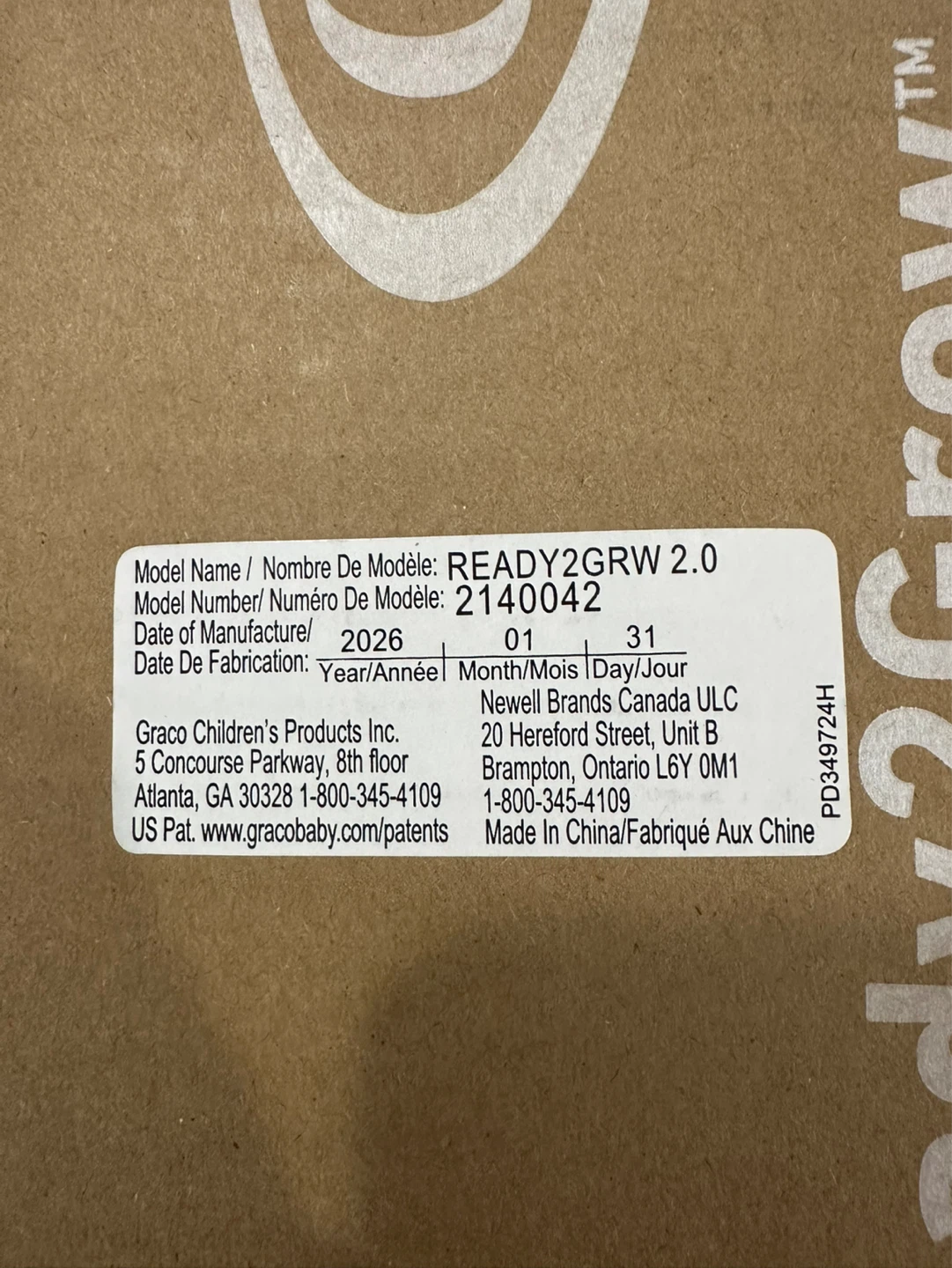 BNIB Graco Ready2Grow 2.0 Double Stroller (Jan 2026) - $300 - photo 3