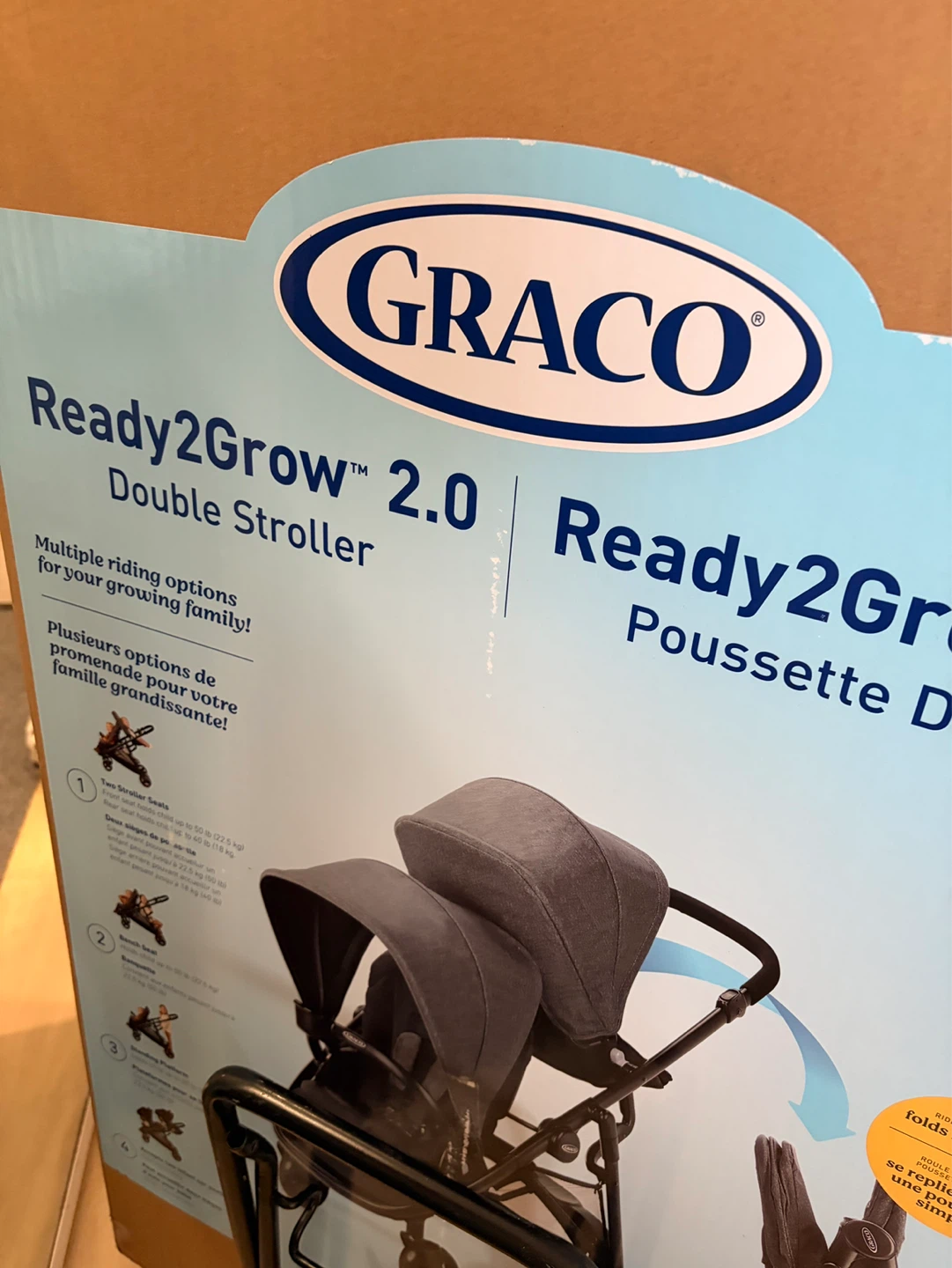 BNIB Graco Ready2Grow 2.0 Double Stroller (Jan 2026) - $300 - photo 2