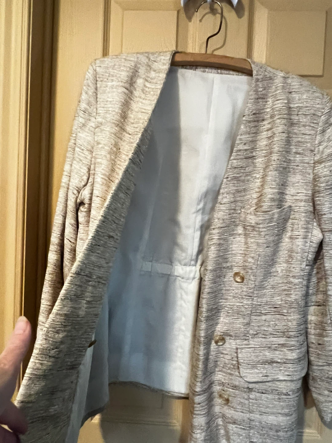 Women's Raw Silk Blazer