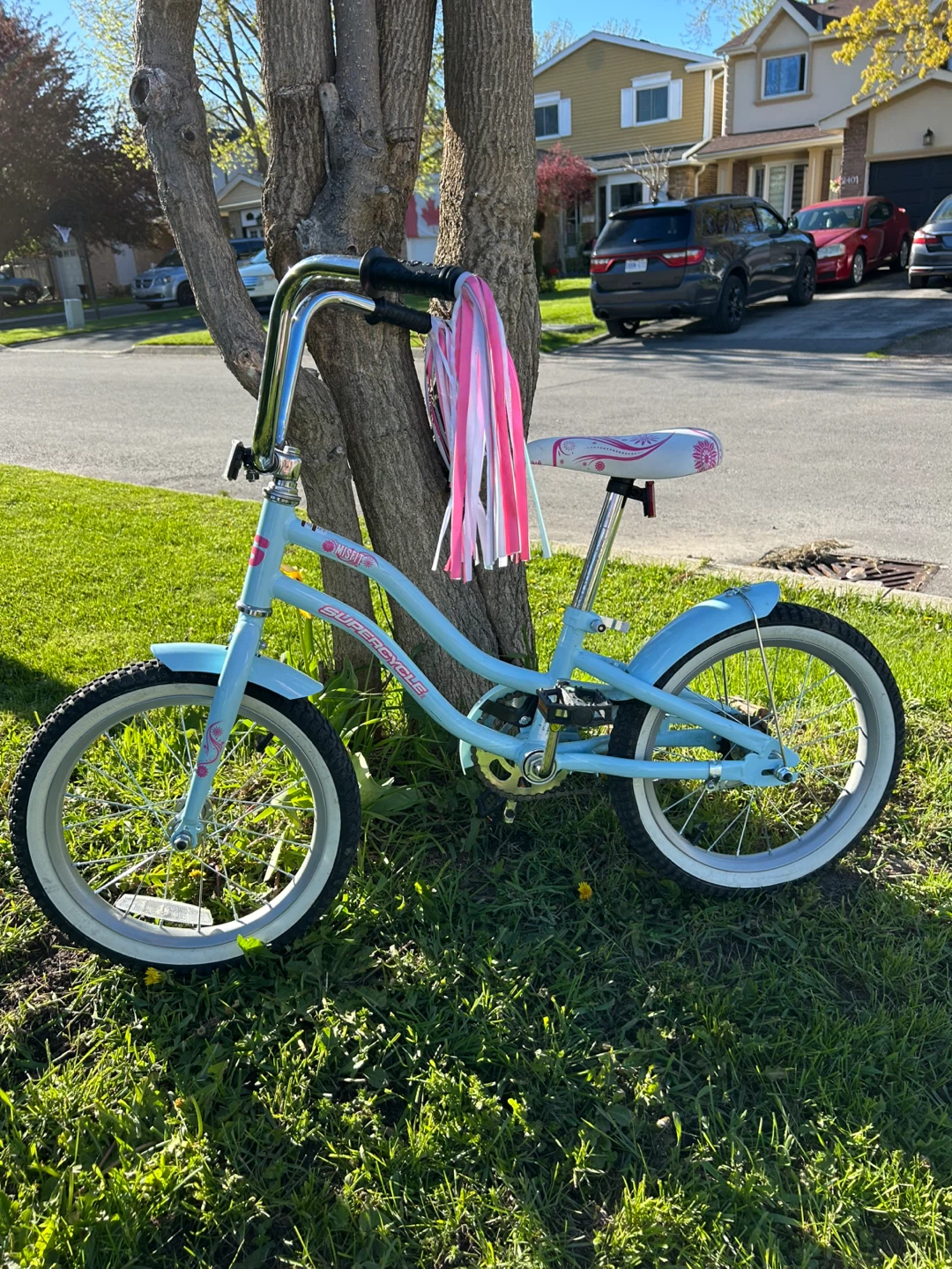 Kids Light Blue Huffy Bicycle