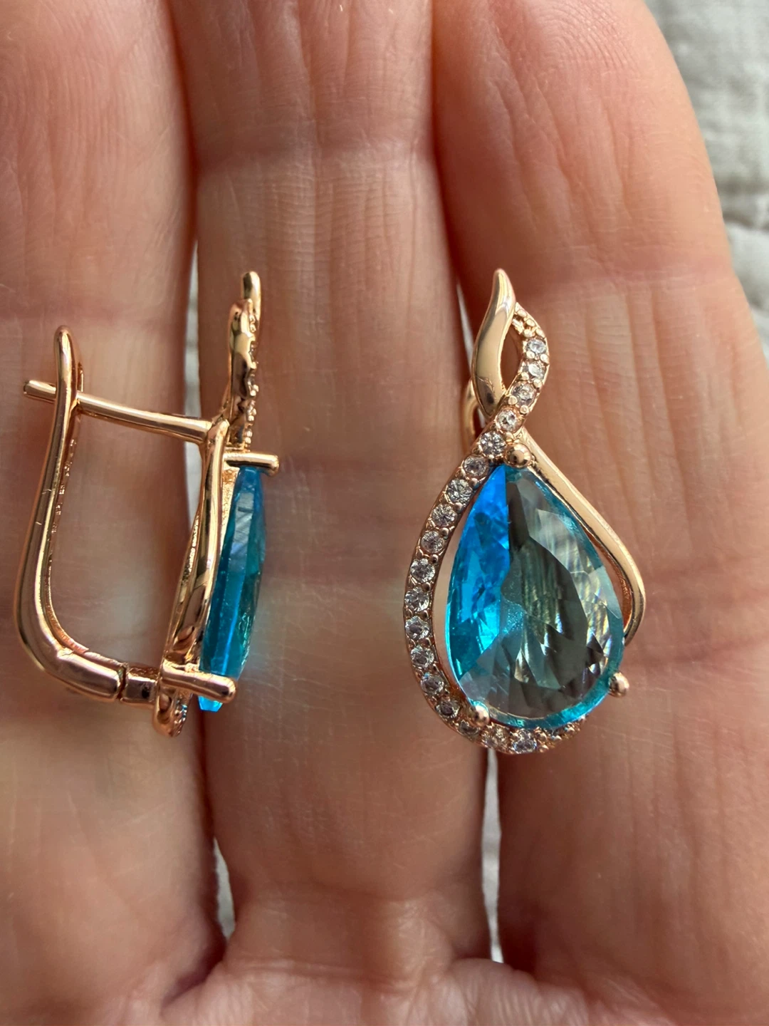 14k gemstone earrings