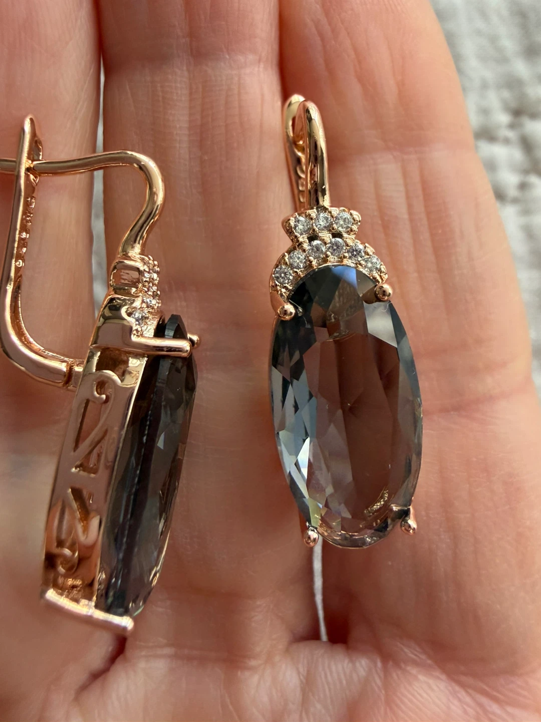 14k gemstone earrings