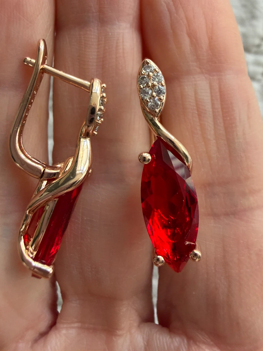 14k gemstone earrings
