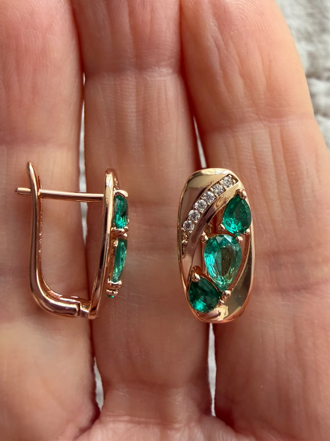 14k gemstone earrings