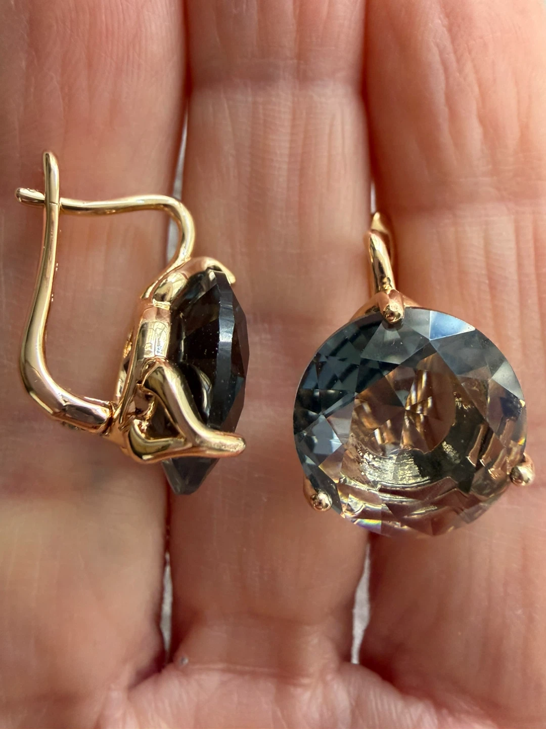 14k gemstone earrings
