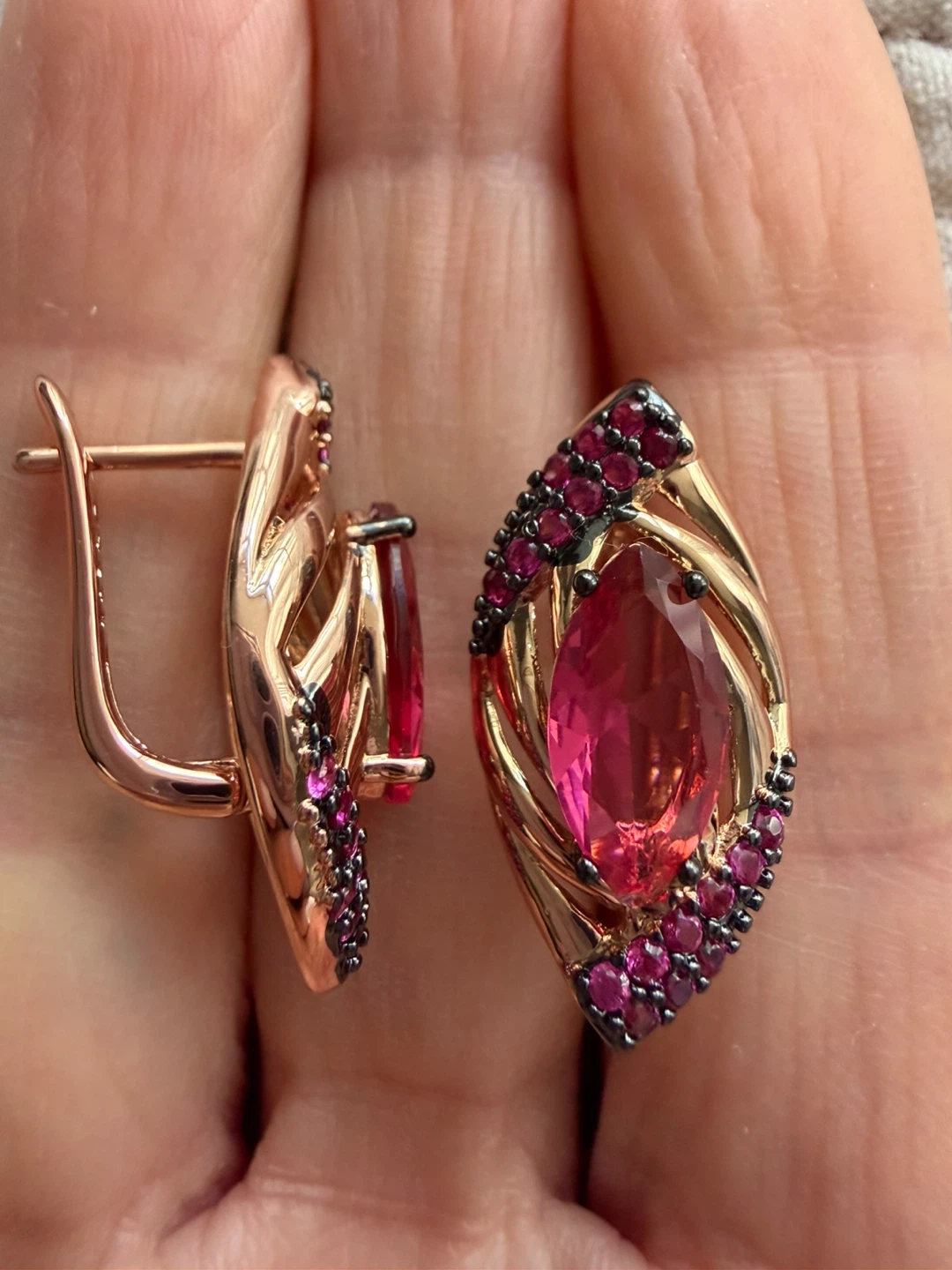 14k gemstone earrings