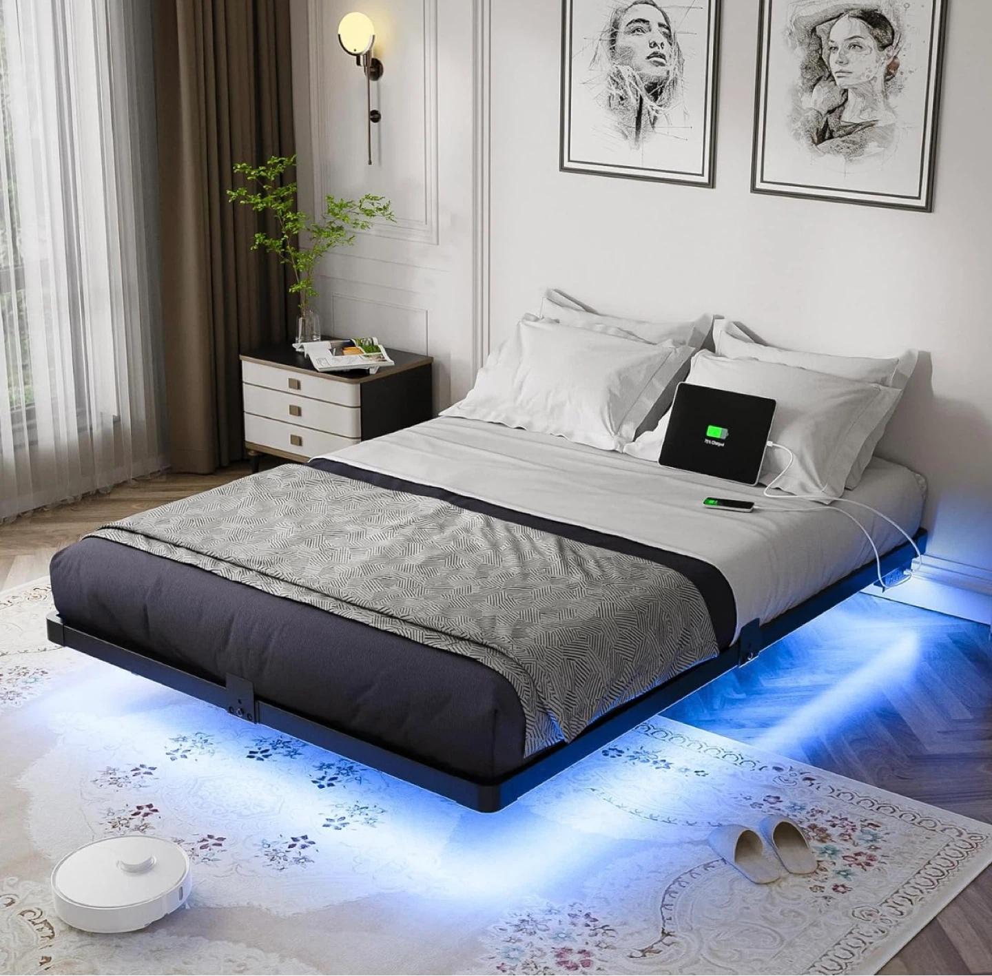 Metal Full Size Bed Frame
