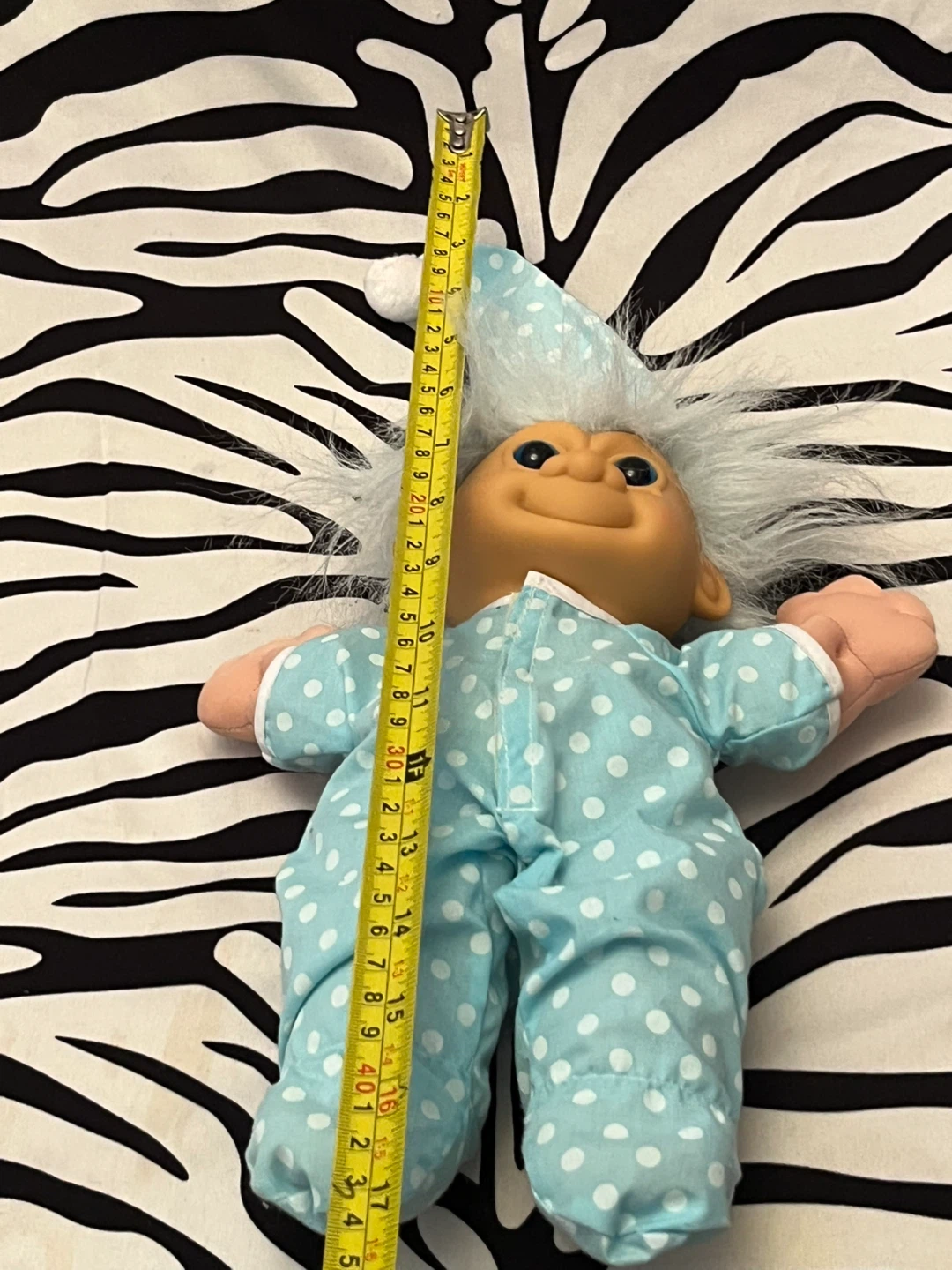 🩵 Vintage 90s Spanky Russ Troll Kidz plush doll  🩵 - photo 4