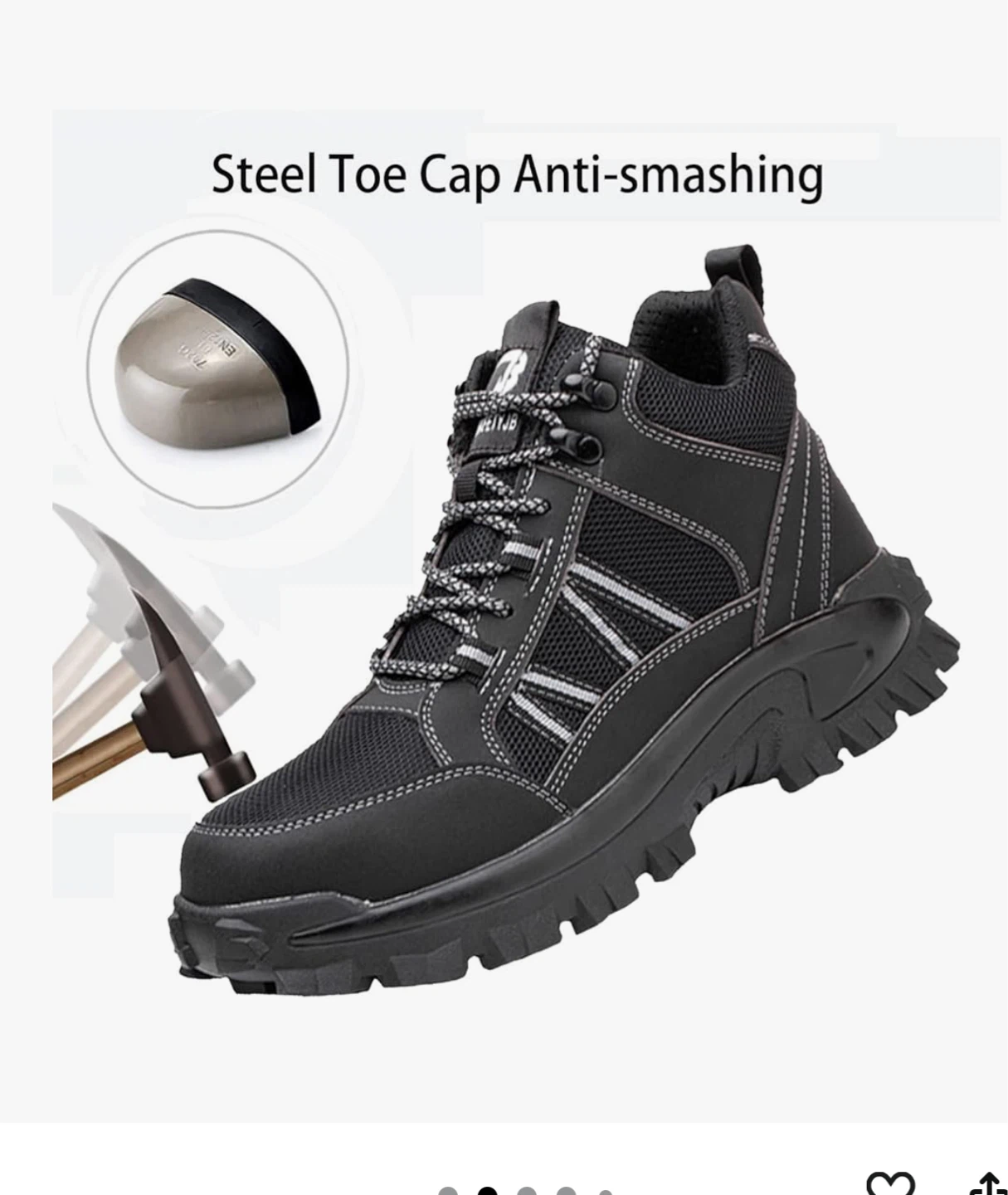 Workload Steel Toe Safety Boots size 8 - photo 3
