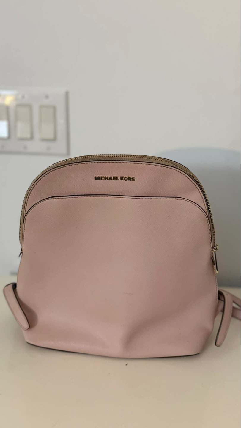 Michael Kors Pink Leather Backpack