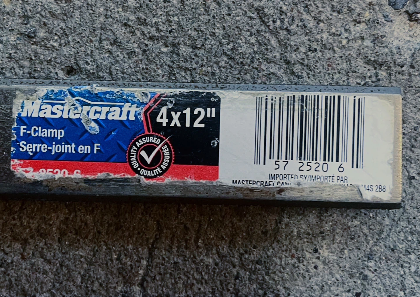 Mastercraft 4x12" F-Clamp - photo 2