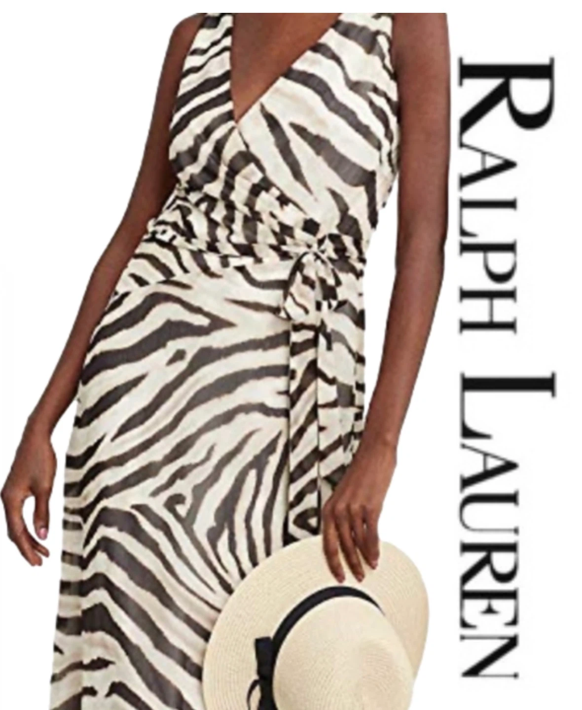 Ralph Lauren Zebra Print Dress Size 16 - photo 3