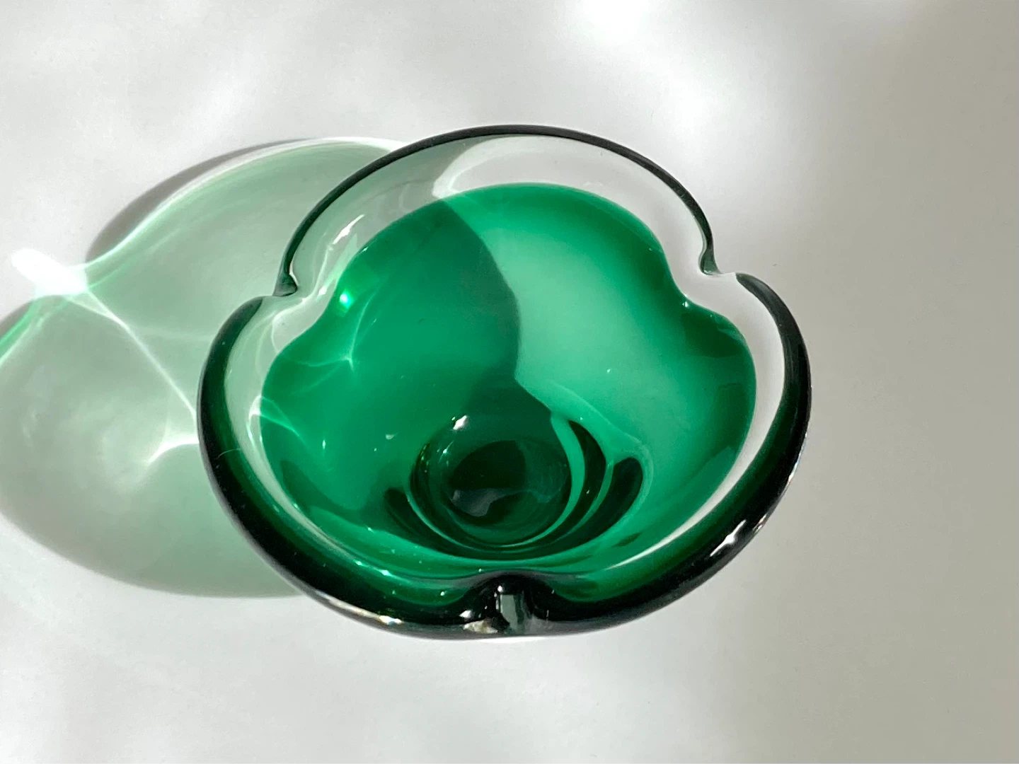 Vintage MCM Art Glass Bowl/Ashtray - photo 2