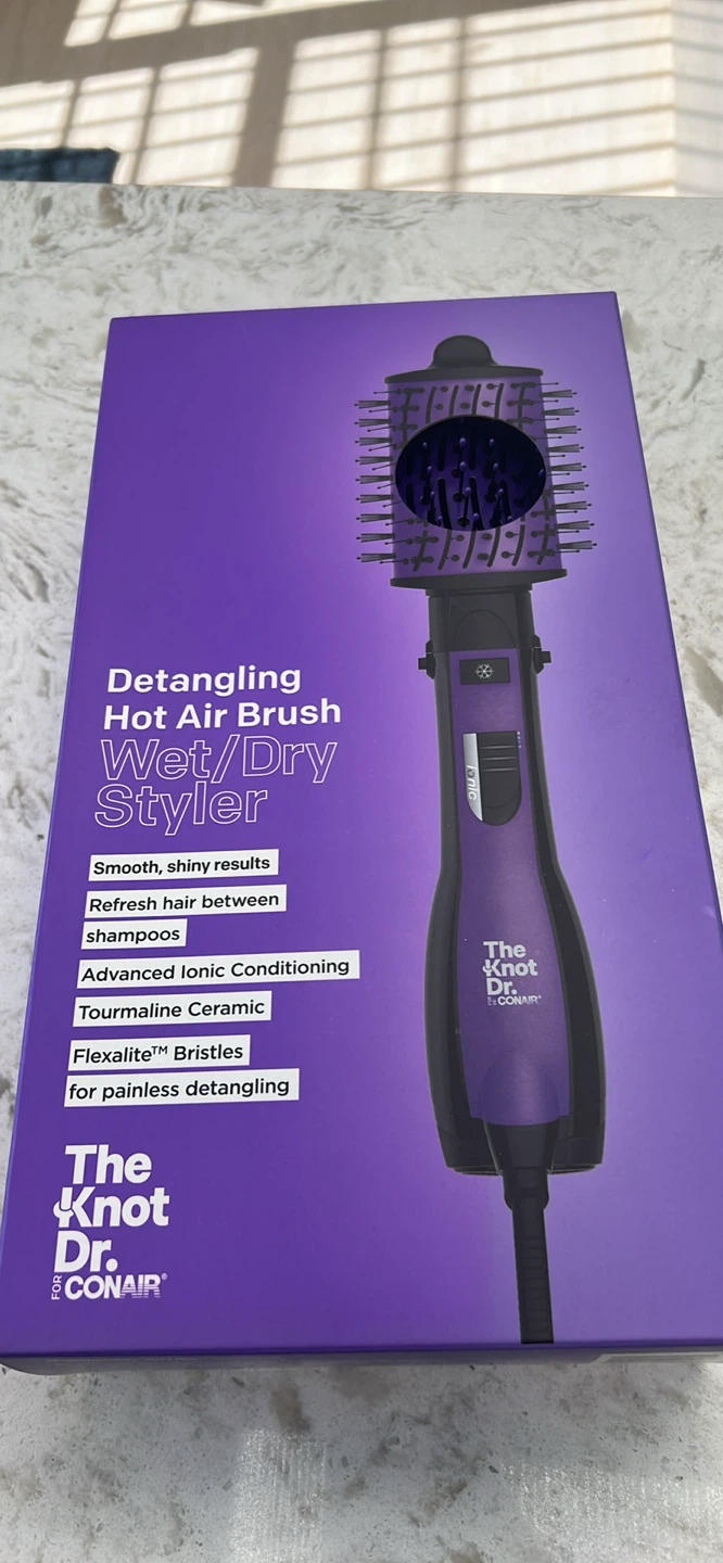 The Knot Dr. by Conair Detangling Hot Air Brush