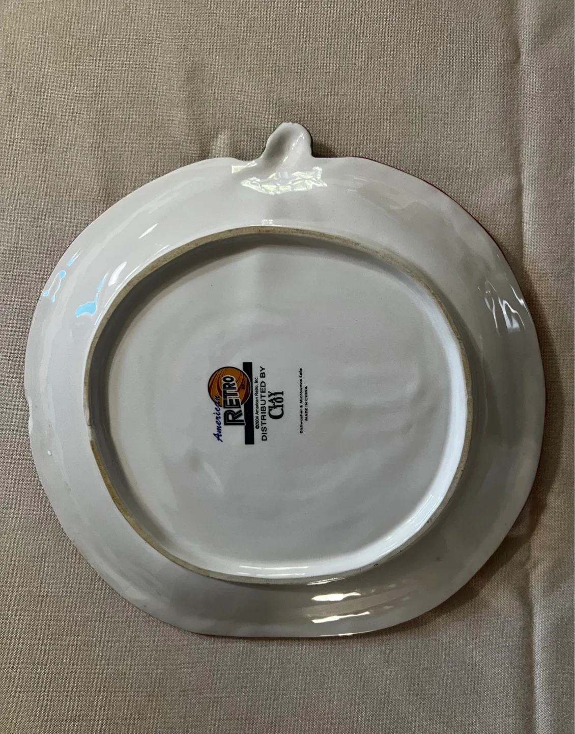 American Retro Tomato Plate - photo 2