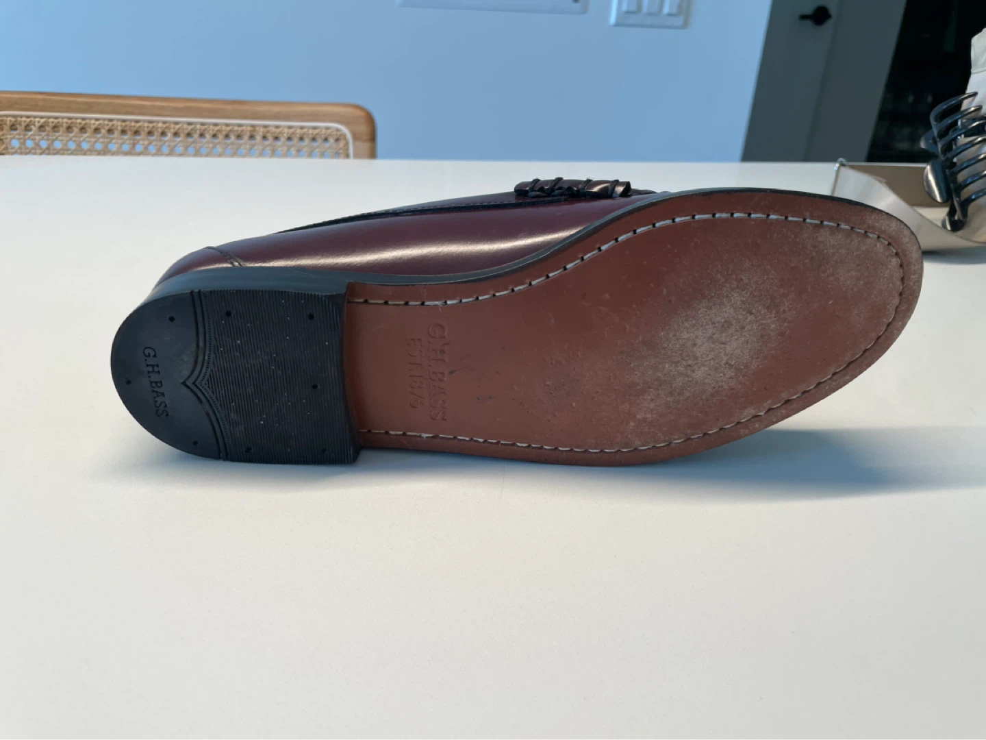 G.H. Bass Larson Weejuns Penny Loafer — Wine - photo 3
