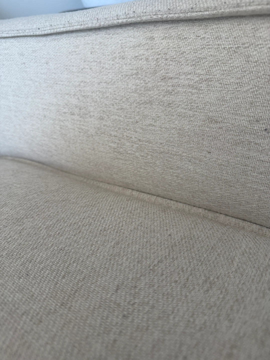 Cream Upholstered Sofa - photo 5