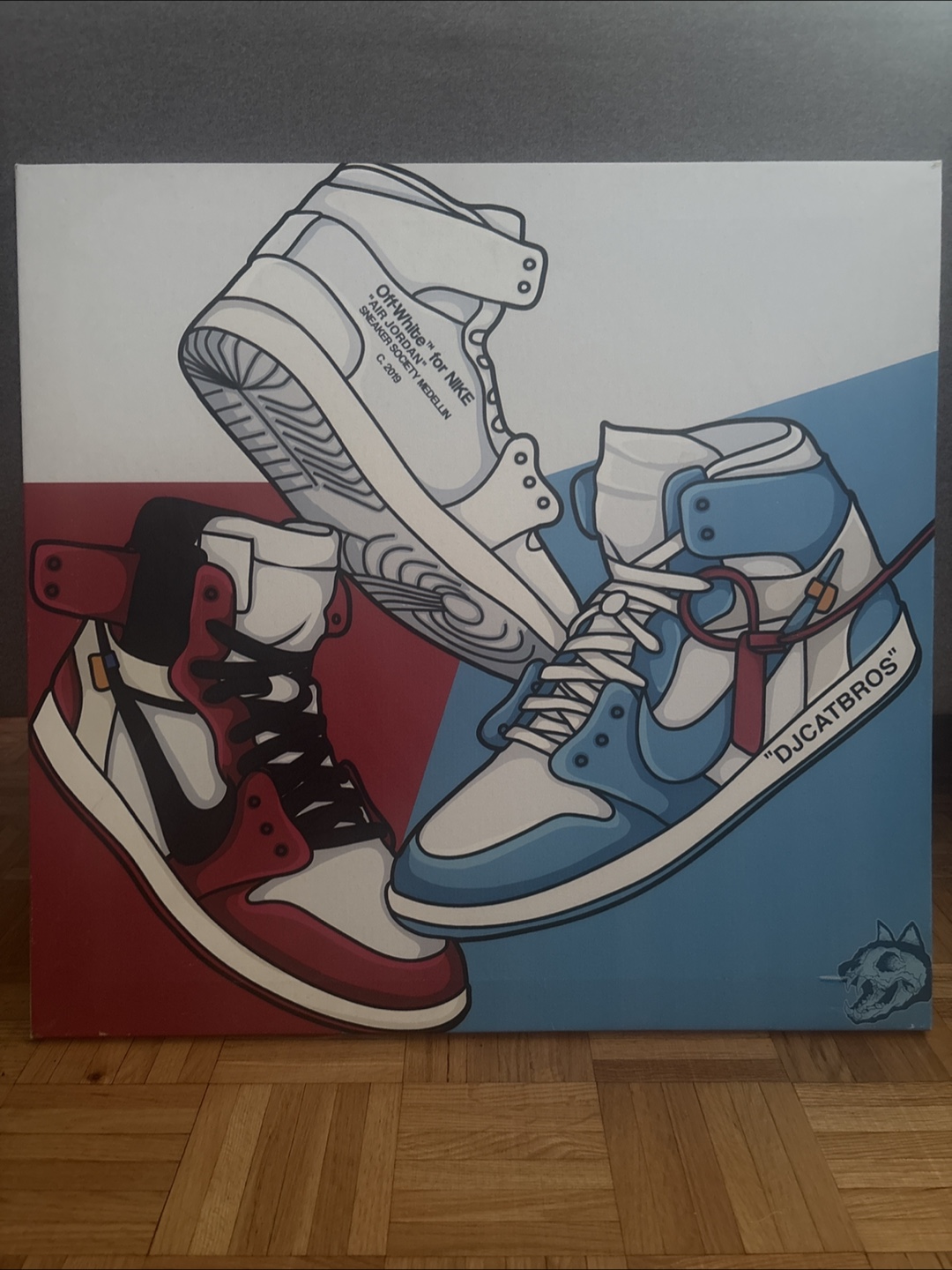 Off-White x Air Jordan Canvas Art Print
