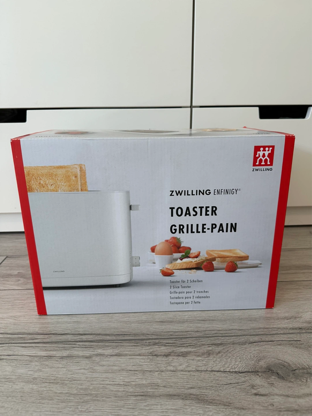 Zwilling Enfinigy 2-Slice Toaster - WHITE-Brand New