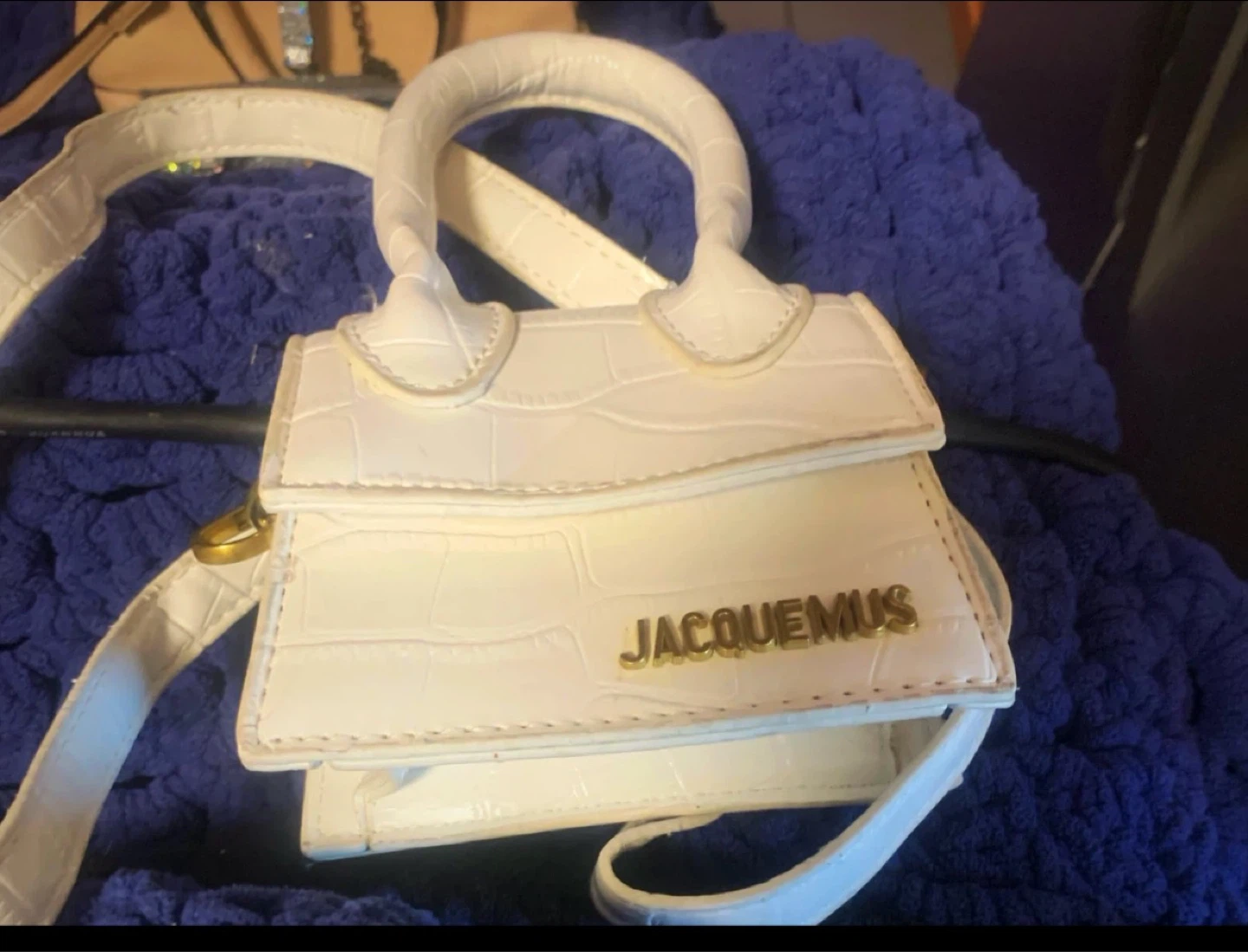 White Jacquemus Mini Bag