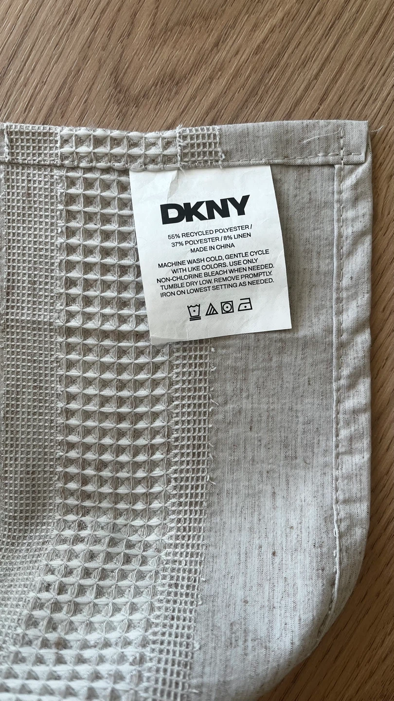 DKNY Waffle Shower Curtain - photo 3