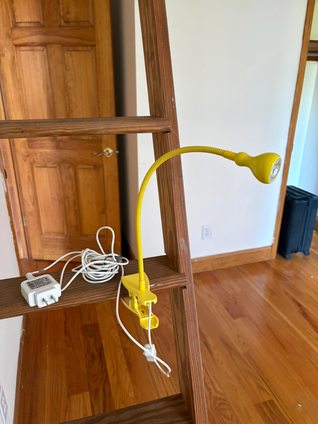 Yellow Clip-On Reading Lamp with Gooseneck - photo 2