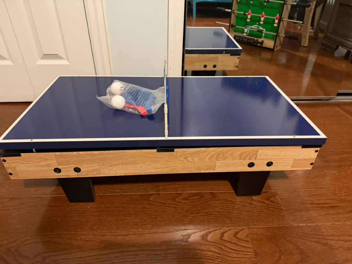 4-in-1 Tabletop Game Set: Foosball, Air Hockey, Pool, Ping Pong - photo 3