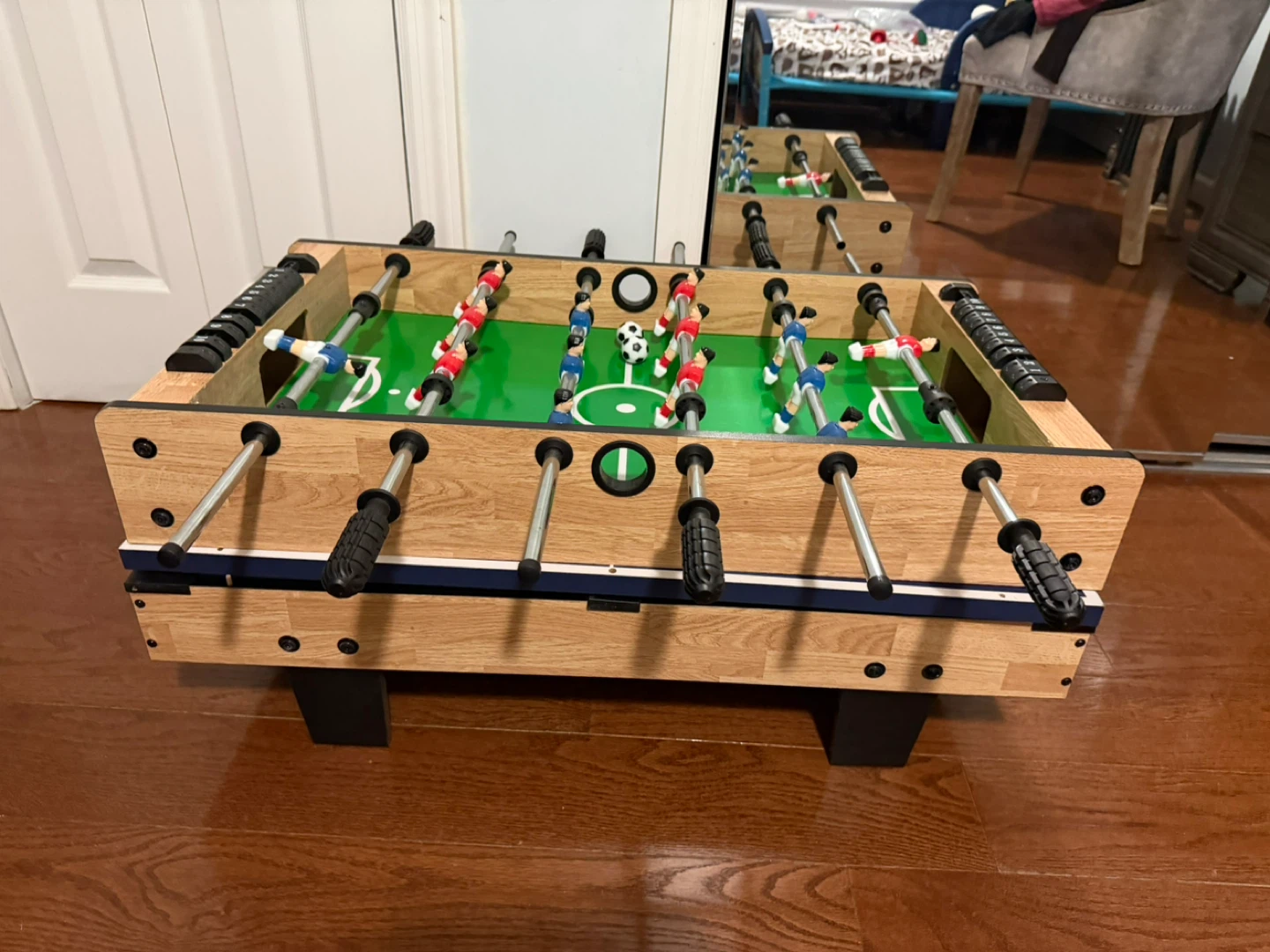 4-in-1 Tabletop Game Set: Foosball, Air Hockey, Pool, Ping Pong - photo 4