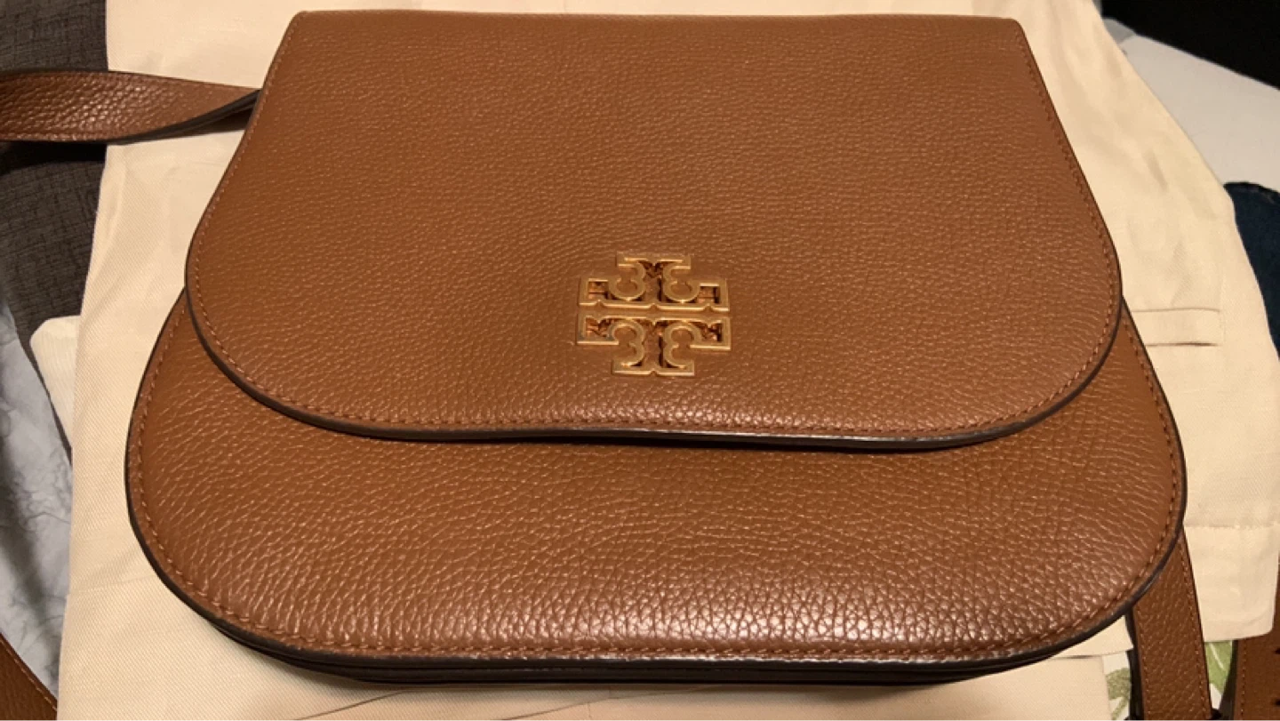 Tory Burch Brown Leather Shoulder Bag