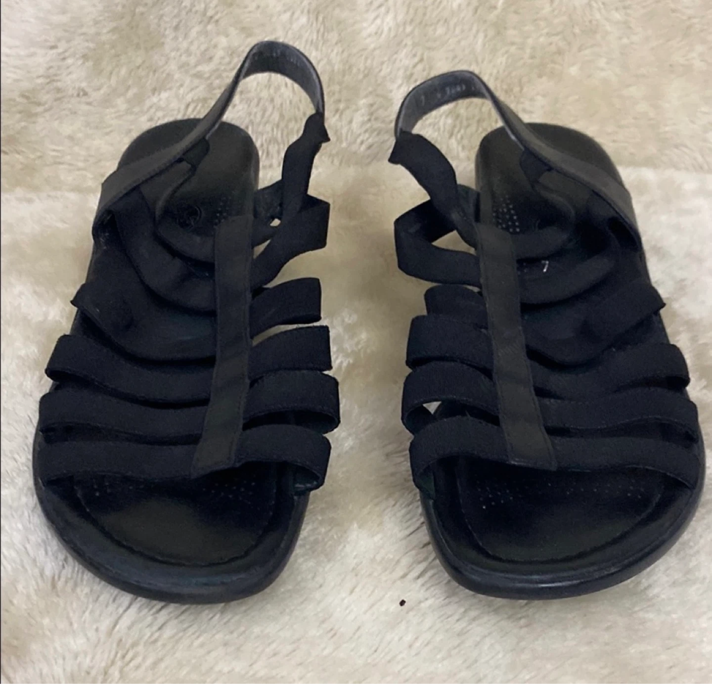 9.5 W Elastic Strappy Sandals - photo 2