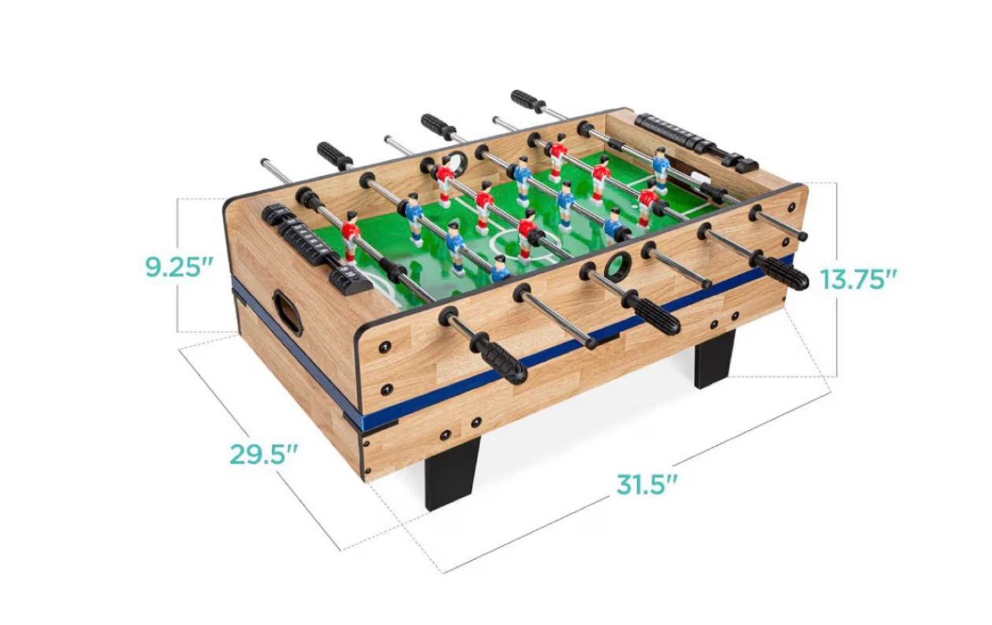 4-in-1 Tabletop Game Set: Foosball, Air Hockey, Pool, Ping Pong - photo 5