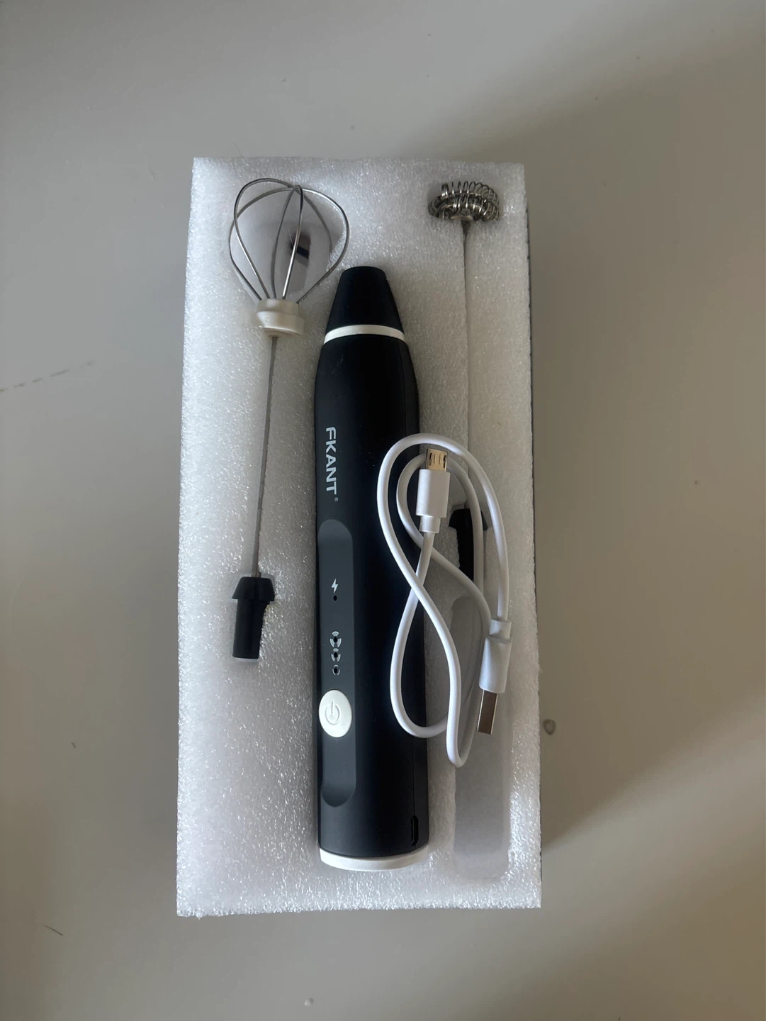 FKANT Adjustable Milk Frother with Attachments - photo 2