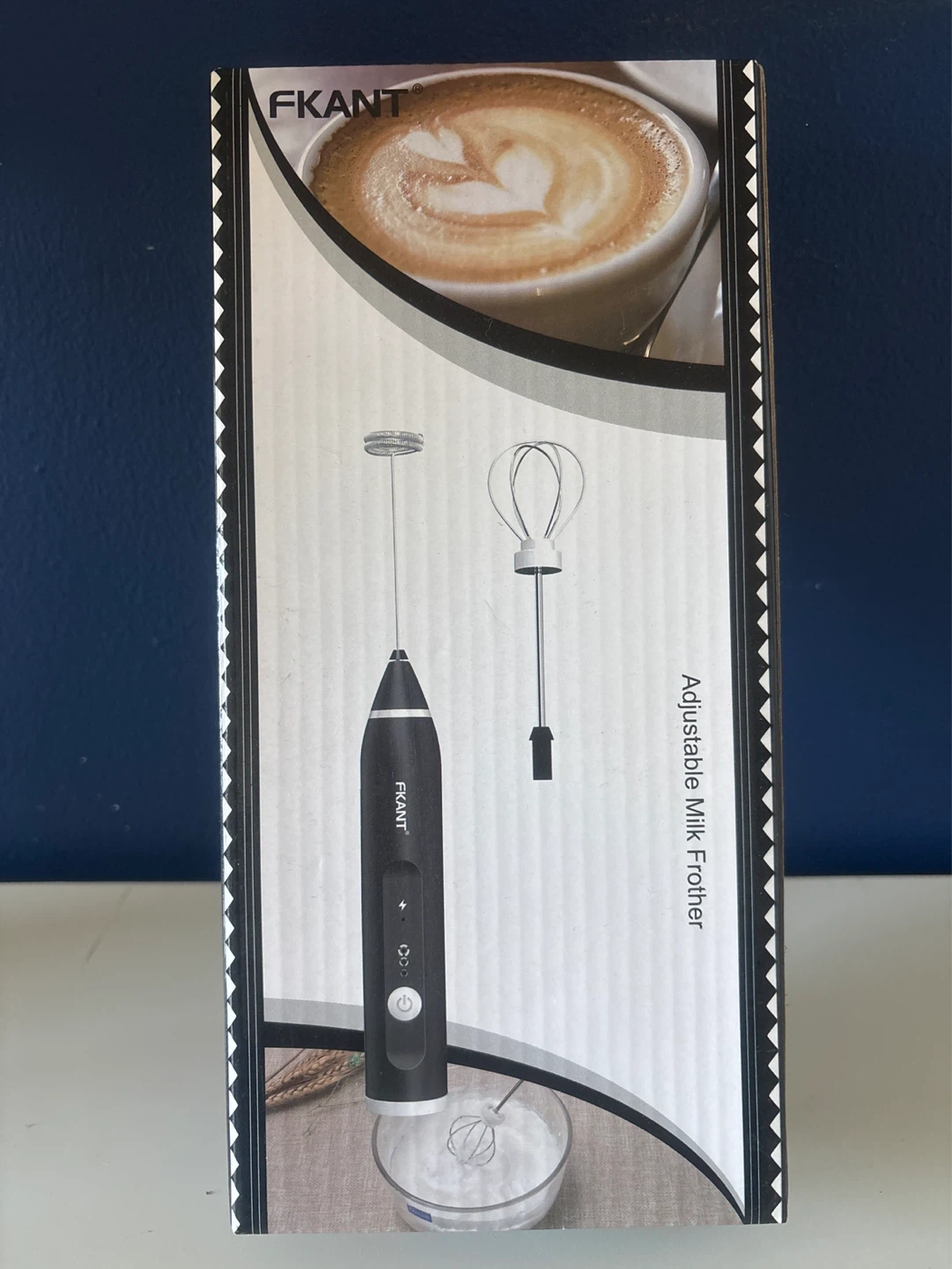 FKANT Adjustable Milk Frother with Attachments