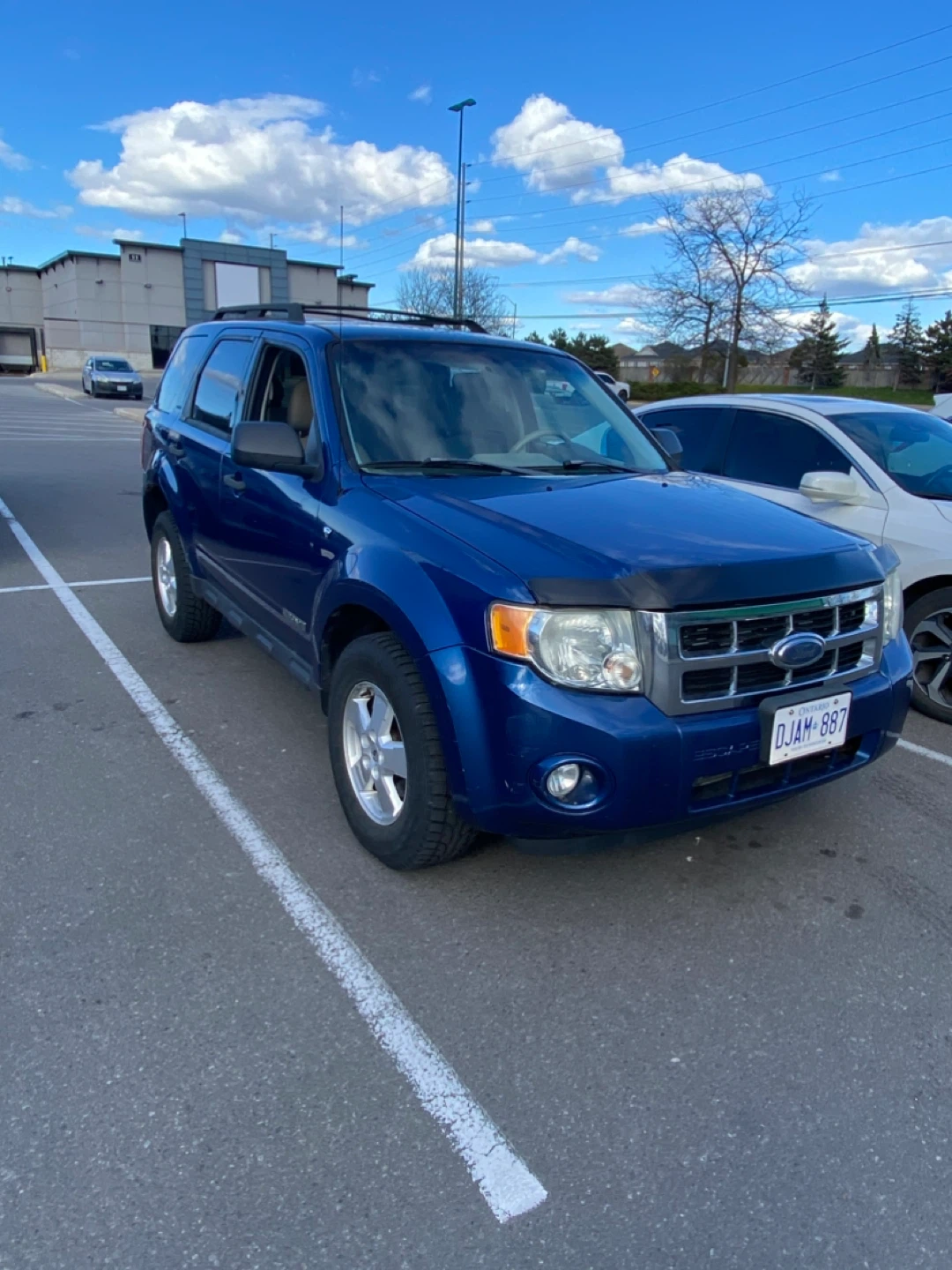 Blue Ford Escape SUV
