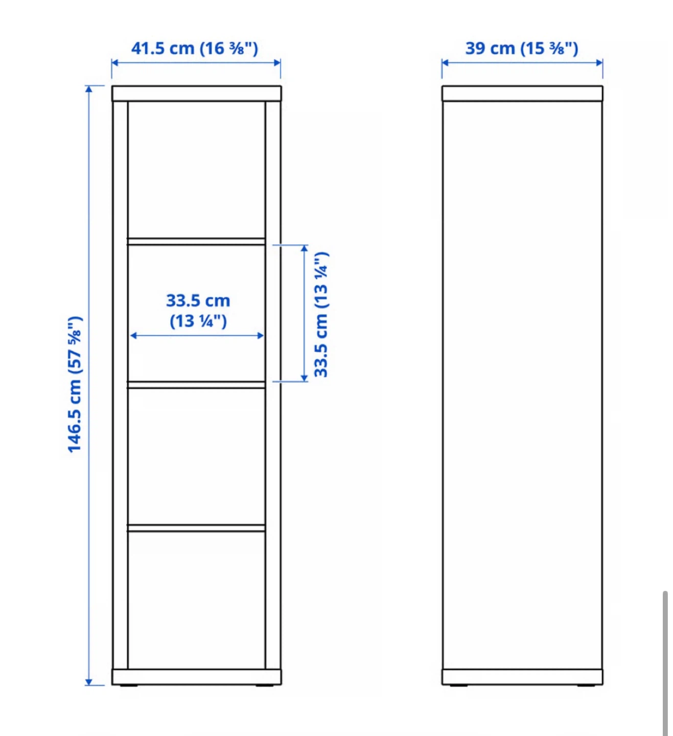 Ikea Kallax Shelf - White Shelf - photo 2