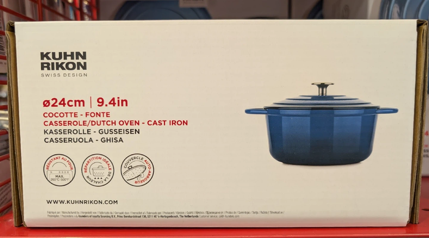 Kuhn Rikon 24cm Cast Iron Dutch Oven - photo 2