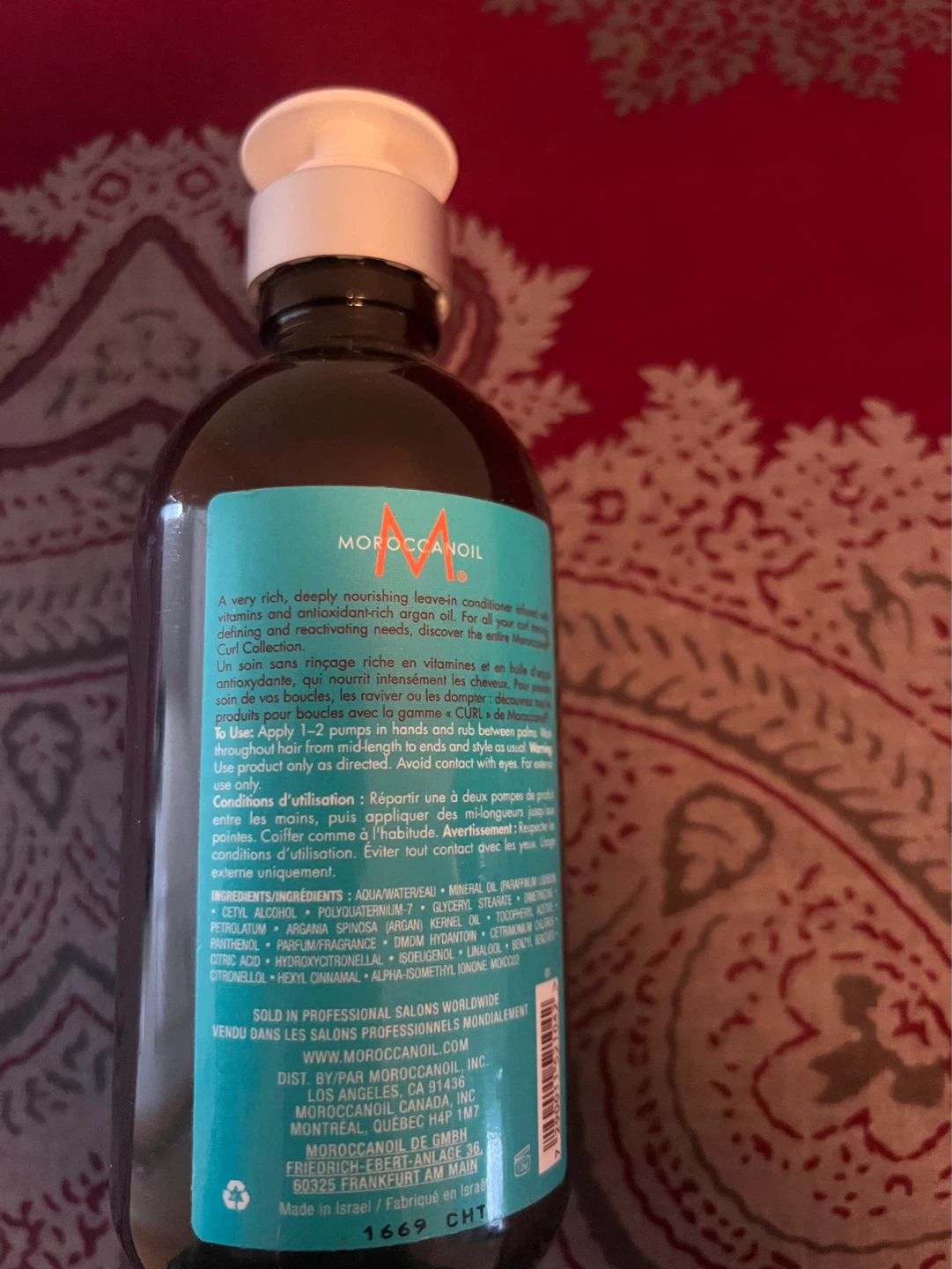 Moroccanoil Intense Curl Cream 10.2 fl oz