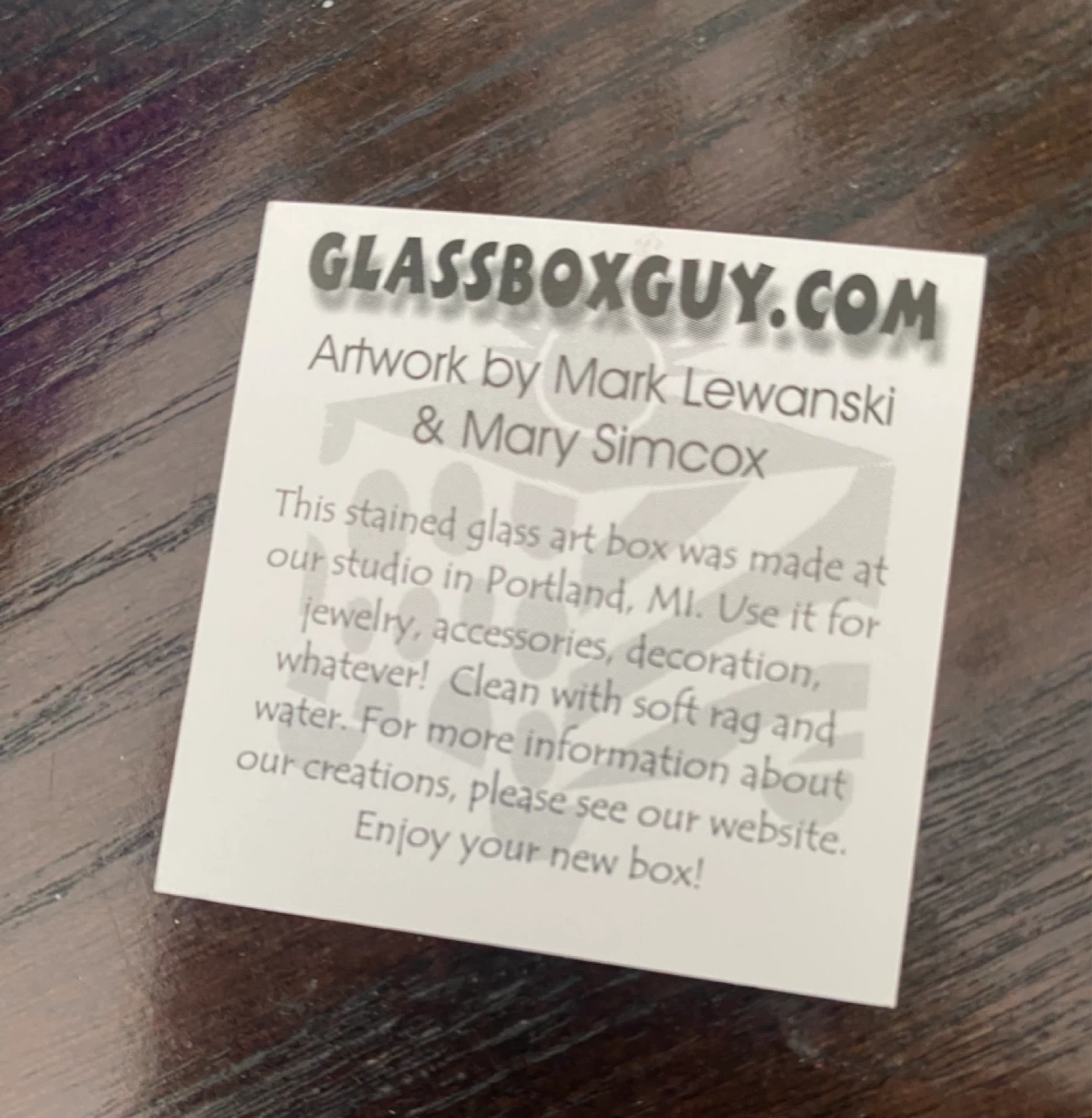 Mark Lewanski Stained Glass Art Boxes tall 3 for 65.00 - photo 5