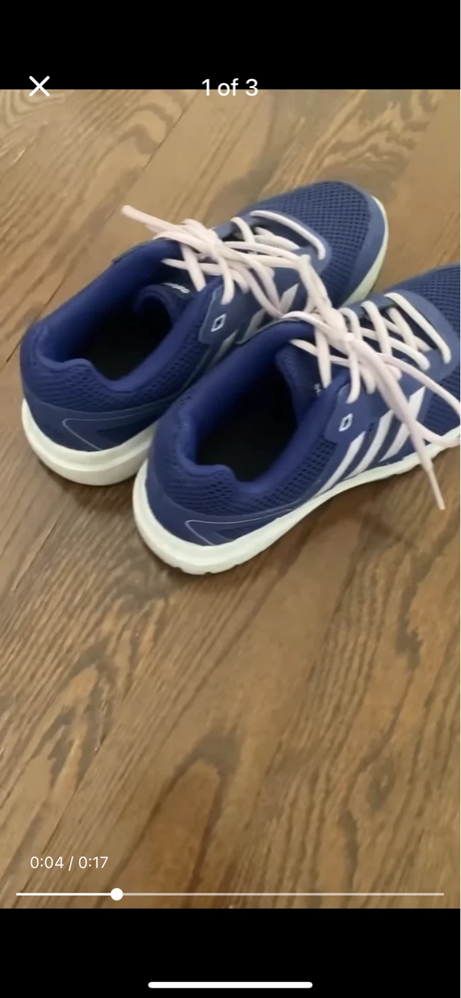 Adidas blue running shoes size 6 US Women's - photo 4