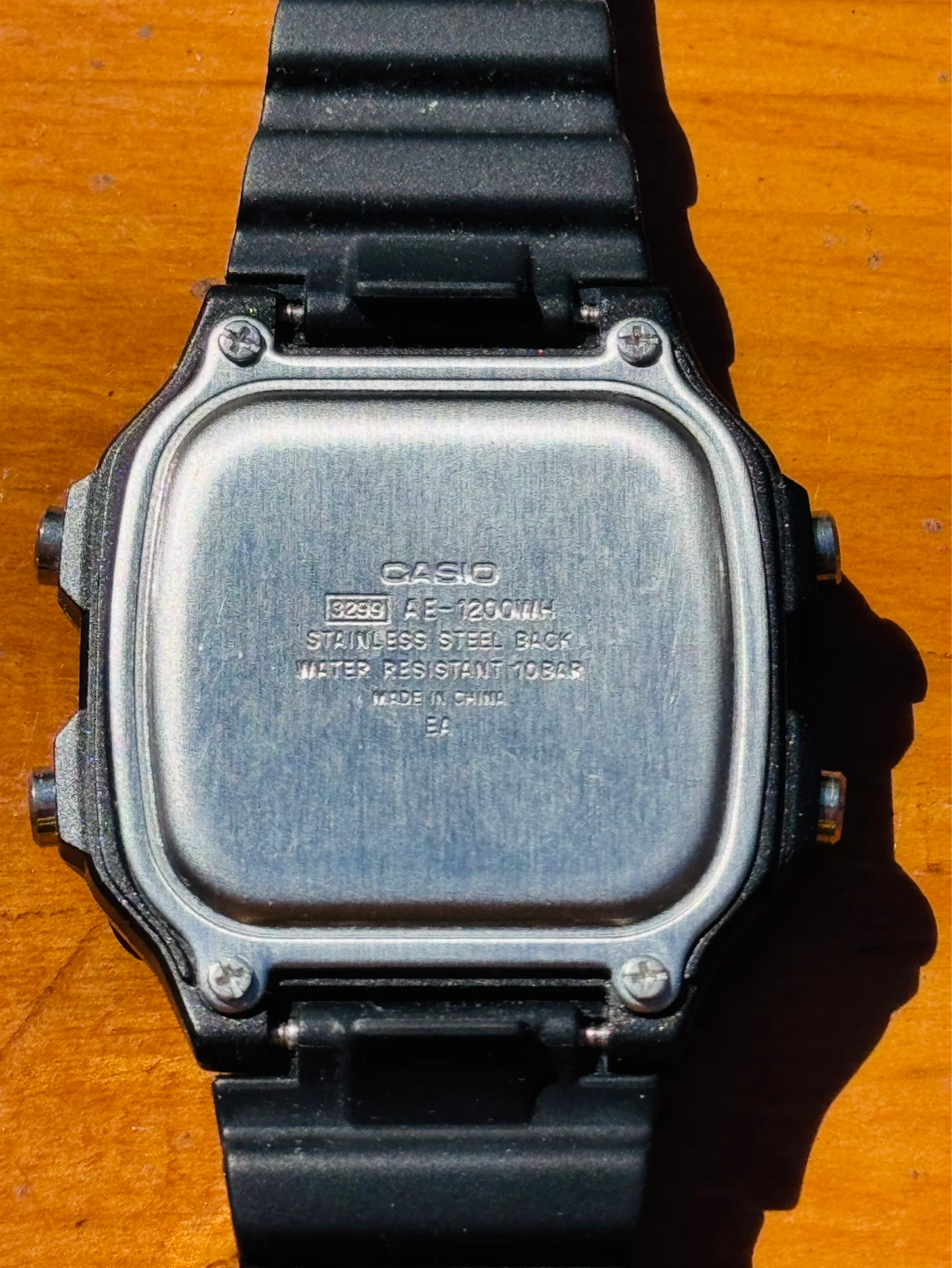 Casio Men’s AE1200WH-1A Black Analog Digital Watch - photo 4