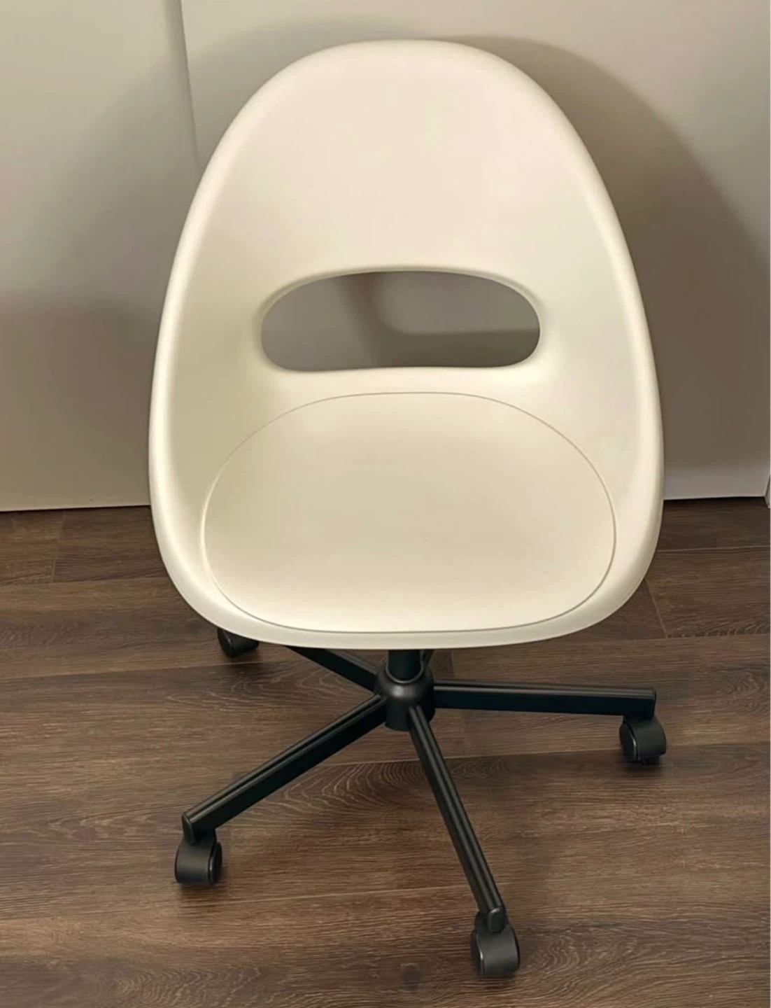 IKEA Swivel Desk Chair/White/Adjustable Height /Like New - photo 3