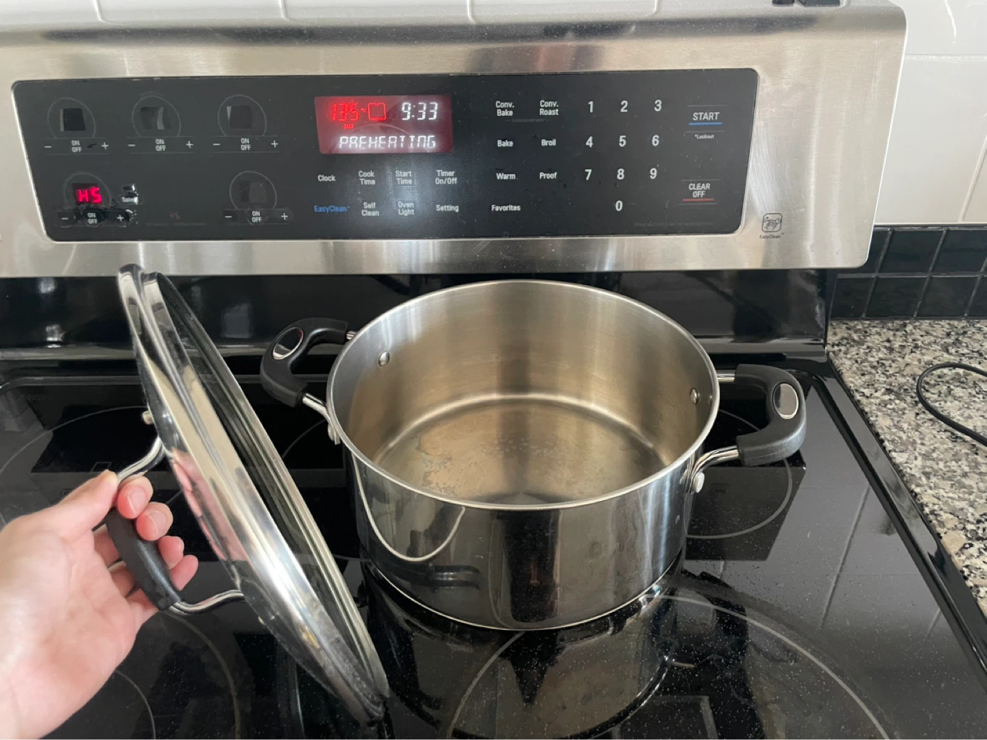 Stainless Steel Casserole 4.8L with Glass Lid - photo 2