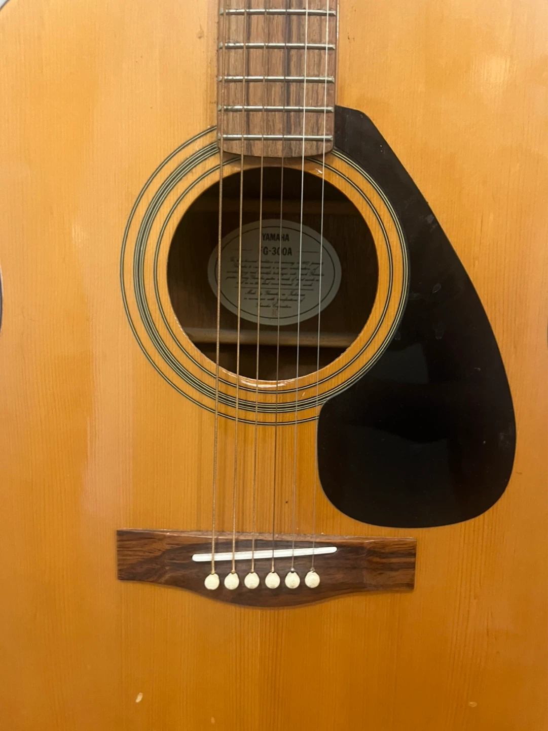 Yamaha FG-300A Acoustic Guitar - photo 2