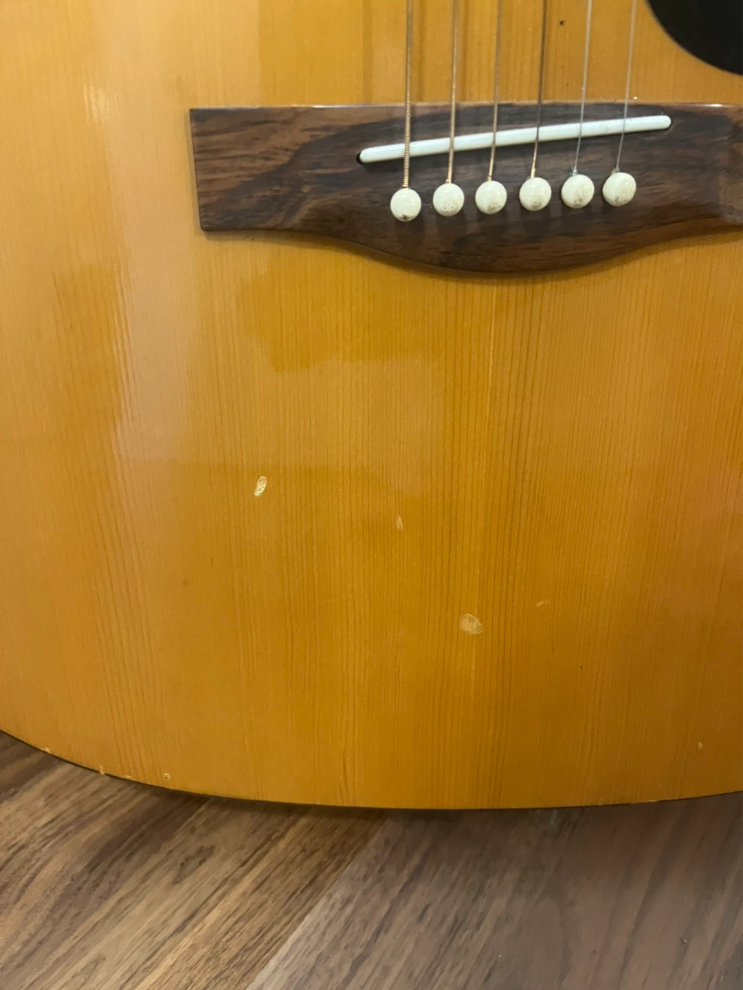 Yamaha FG-300A Acoustic Guitar - photo 5