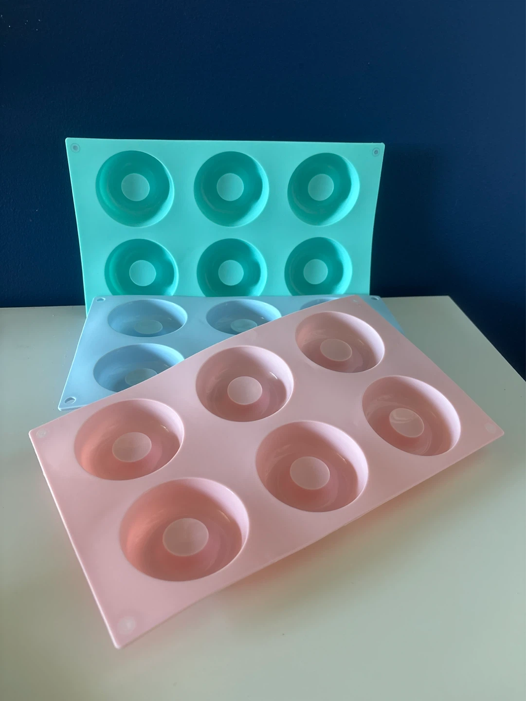 Set of 3 Silicone Donut Molds