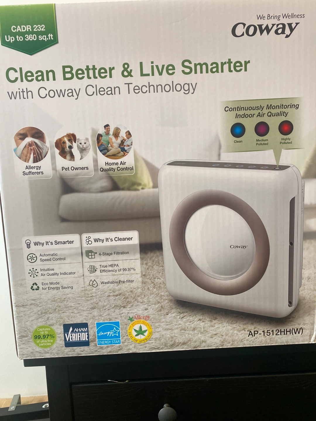 Coway AP-1512HH(W) Air Purifier