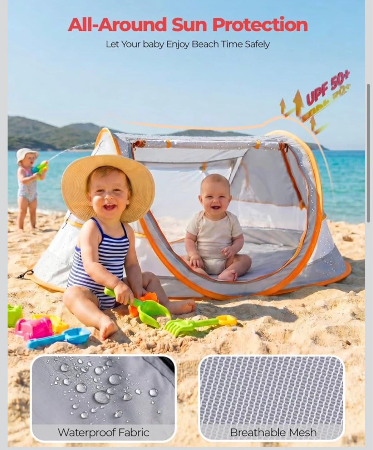 NEW Portable Baby Beach Tent - photo 4
