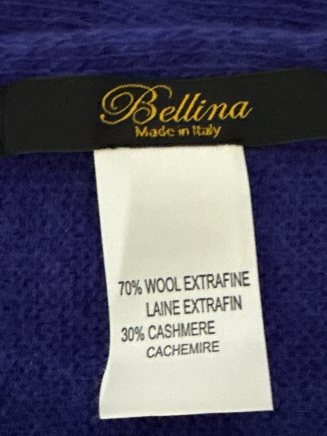 Bellina Blue Wool & Cashmere Scarf - photo 2