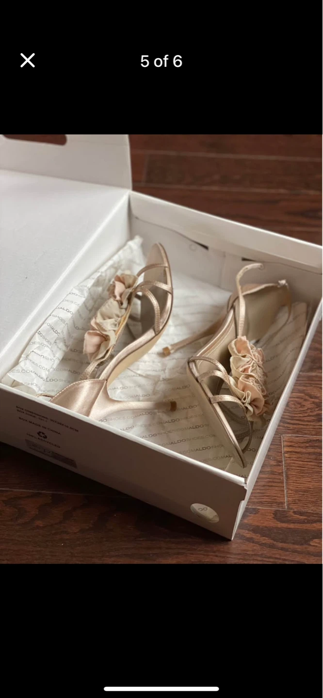 ALDO Women's Rose Embellished Heels Size 38 - photo 4