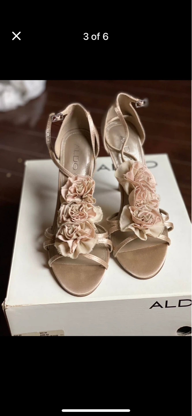 ALDO Women's Rose Embellished Heels Size 38 - photo 2